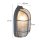 Plafonnier Verre strié Métal Gris L:21 cm Industrie