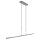 Lange LED Deckenlampe dimmbar in Stahl 122 cm 4000 K