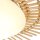 Plafonnier LED bois plastique naturel blanc Ø50 cm