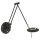 Spot mural flexible à LED noir avec fiche dimmable