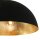Longue lampe à suspendre métal noir or 140 cm E27