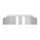 Plafonnier LED rond argenté blanc Ø38 cm 2700 K