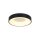 Runde LED Deckenleuchte Schwarz Weiß Ø38 cm 30 W 2700 K