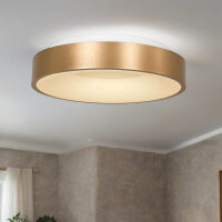 LED Deckenleuchte Metall Kunststoff in Gold Weiß 40 W