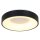 Schwarze LED Deckenlampe Metall Kunststoff 40 W 2700 K