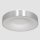 LED Deckenlampe Metall Kunststoff in Silber Weiß 2700 K