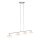 Deckenlampe Glas Metall 4-flmg 120 cm inkl. G9 blendarm