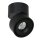 LED Deckenspot Metall Schwarz Ø78 cm rund 8 W 2700 K