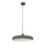 Hängelampe Metall Grau L:50 cm rund E27 Modernes Design