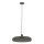 Hängelampe Metall Grau L:50 cm rund E27 Modernes Design