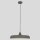 Hängelampe Metall Grau L:50 cm rund E27 Modernes Design