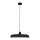 Schwarze Pendelleuchte Metall L:50 cm rund E27 Modern