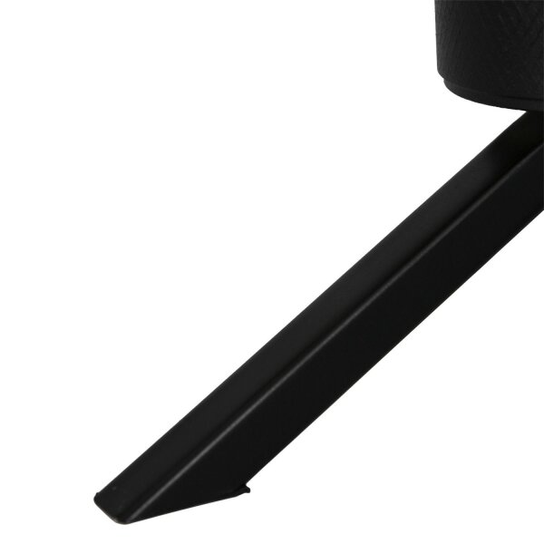 Stilvolle Tischlampe Metall Glas in Rauchgrau E27 22 cm
