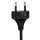 Stilvolle Tischlampe Metall Glas in Rauchgrau E27 22 cm
