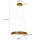 Blendarme LED suspension en or blanc Ø48 cm rond