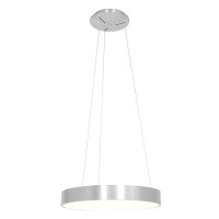 Runde LED Hängelampe in Silber Ø48 cm 2700 K...