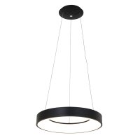 Runde LED Pendelleuchte Schwarz Ø48 cm 2700 K...