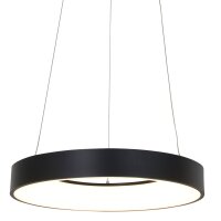 Runde LED Pendelleuchte Schwarz Ø48 cm 2700 K...