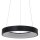 Runde LED Pendelleuchte Schwarz Ø48 cm 2700 K gemütlich