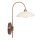Applique avec fiche dimmable verre métal incl. G9