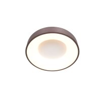 Runde LED Deckenlampe in Bronze Weiß Ø30 cm...