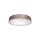 Plafonnier LED rond en bronze blanc Ø30 cm élégant