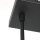 Lampe à suspendre métal tissu en noir argenté 140 cm de long