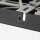 Suspension Métal Tissu Noir Blanc 140 cm faible éblouissement