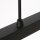 Pendelleuchte Schwarz Grau Metall Stoff 140 cm wohnlich