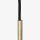Stilvolle Hängelampe Schwarz Bernstein Messing Ø25 cm
