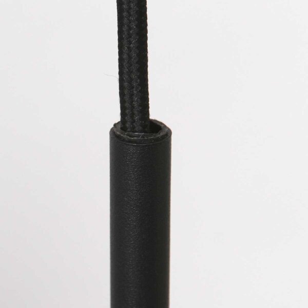 Suspension élégante Noir Gris Fumé E27 Ø25 cm
