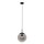 Suspension élégante Noir Gris Fumé E27 Ø25 cm