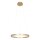 Runde LED Pendelleuchte in Gold B:60 cm 42 W stilvoll