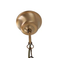 Lampe à suspendre verre métal en bronze...