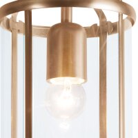 Deckenlampe Glas Metall in Bronze Ø16 cm E27...
