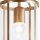 Lampe de plafond verre métal en bronze Ø16 cm E27 Classique