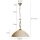 Suspension ronde verre métal Ø45 cm E27 confortable