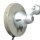 Spot mural mobile avec fiche en vert argent P:29 cm