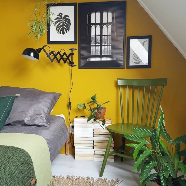 Spot mural métal noir P:56 cm avec prise flexible