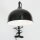 Spot mural métal noir P:56 cm avec prise flexible