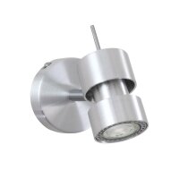 Spot mural flexible métal H:12 cm incl. GU10...