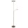 Dimmbarer LED Deckenfluter mit Lesearm in Bronze 185 cm