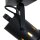 Spot de plafond industriel flexible L:58 cm en noir doré