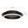 LED Deckenlampe Metall Kunststoff Schwarz 20 W 2700 K