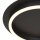 LED Deckenlampe Metall Kunststoff Schwarz 20 W 2700 K