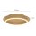 LED Deckenlampe Metall Kunststoff in Gold B:32 cm Ring