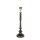 Blendarme Nachttischlampe in Schwarz Gold E27 65 cm