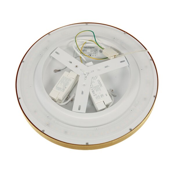Plafonnier rond à LED or blanc 2700 K Ø50 cm