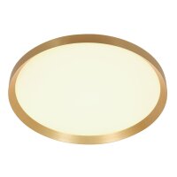 Runde LED Deckenleuchte in Gold Weiß 2700 K...