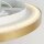 Plafonnier rond à LED or blanc 2700 K Ø50 cm